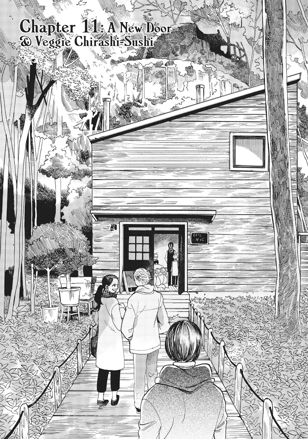 Owari Nochi, Asanagi Kurashi. Chapter 11 page 2 - Chapter 11: A New Door & Veggie Chirashi-Sushi