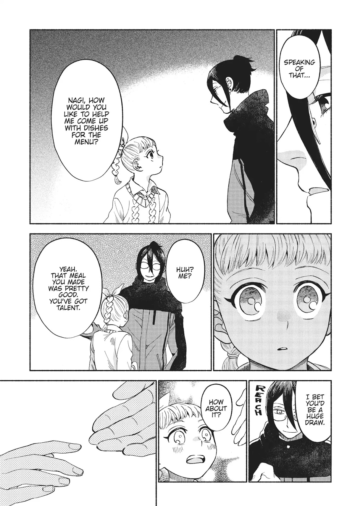 Owari Nochi, Asanagi Kurashi. Chapter 11 page 27 - Chapter 11: A New Door & Veggie Chirashi-Sushi