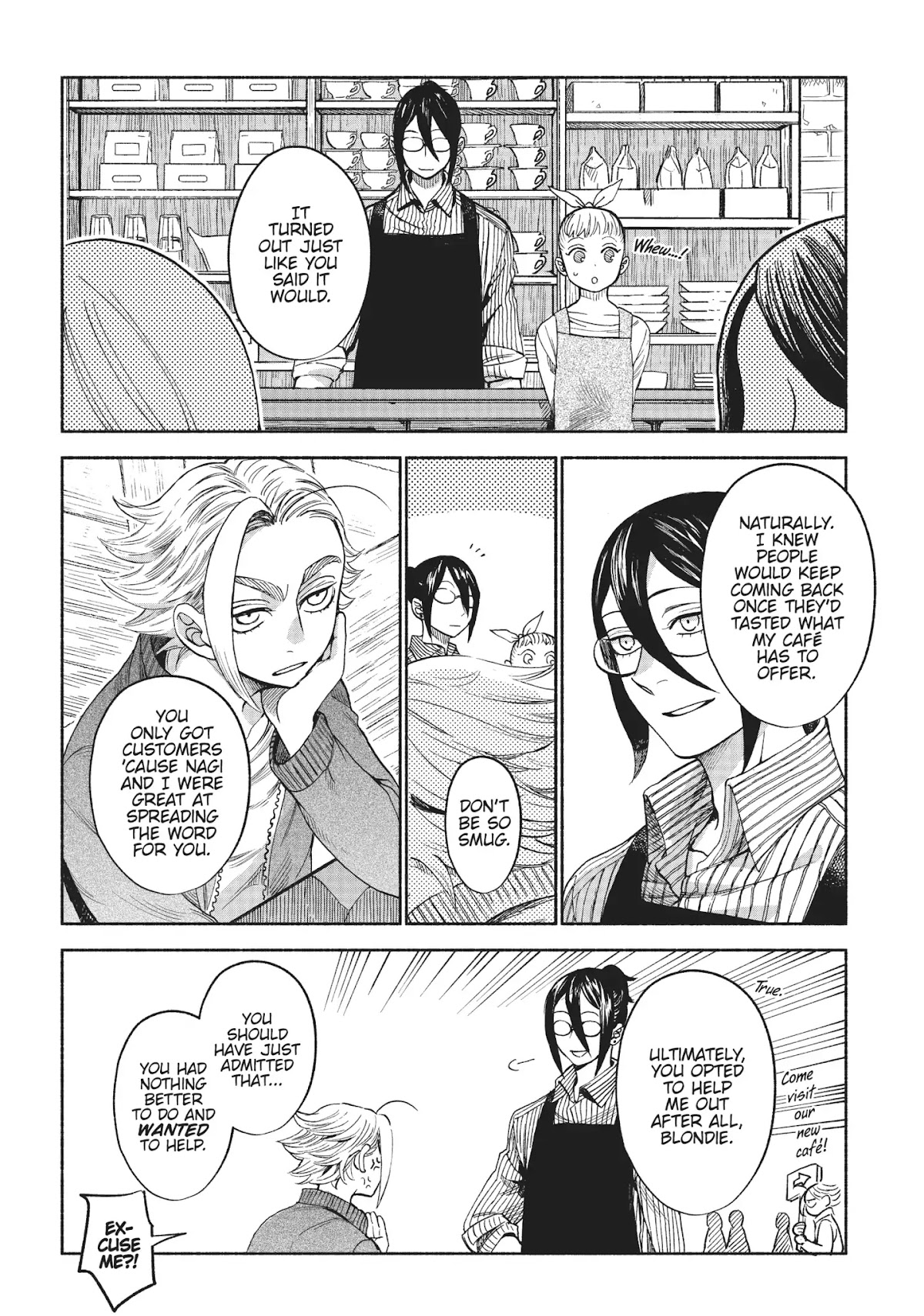 Owari Nochi, Asanagi Kurashi. Chapter 11 page 4 - Chapter 11: A New Door & Veggie Chirashi-Sushi