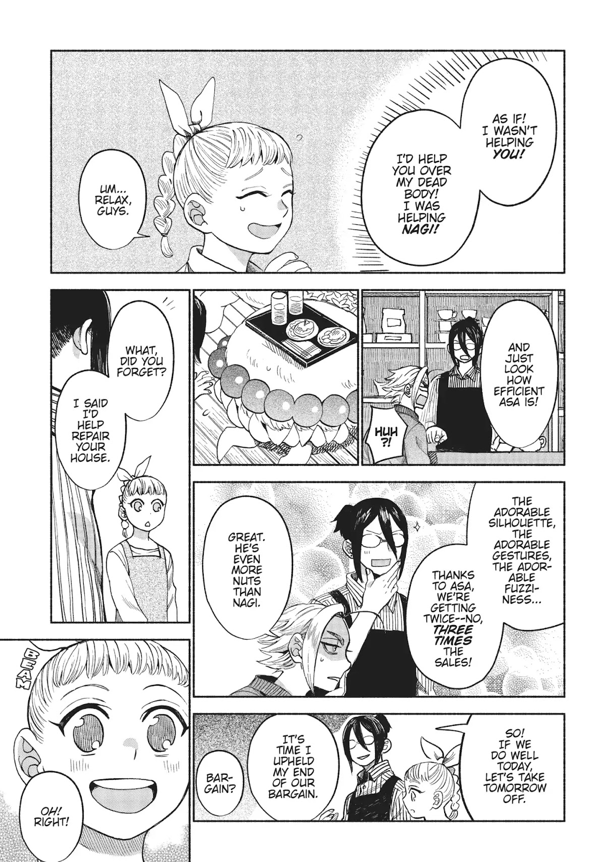Owari Nochi, Asanagi Kurashi. Chapter 11 page 5 - Chapter 11: A New Door & Veggie Chirashi-Sushi