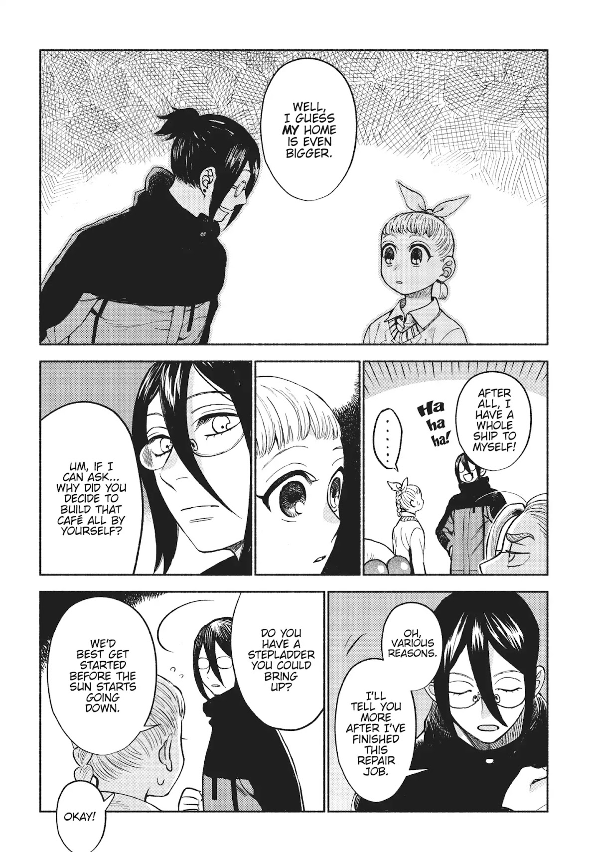 Owari Nochi, Asanagi Kurashi. Chapter 11 page 8 - Chapter 11: A New Door & Veggie Chirashi-Sushi