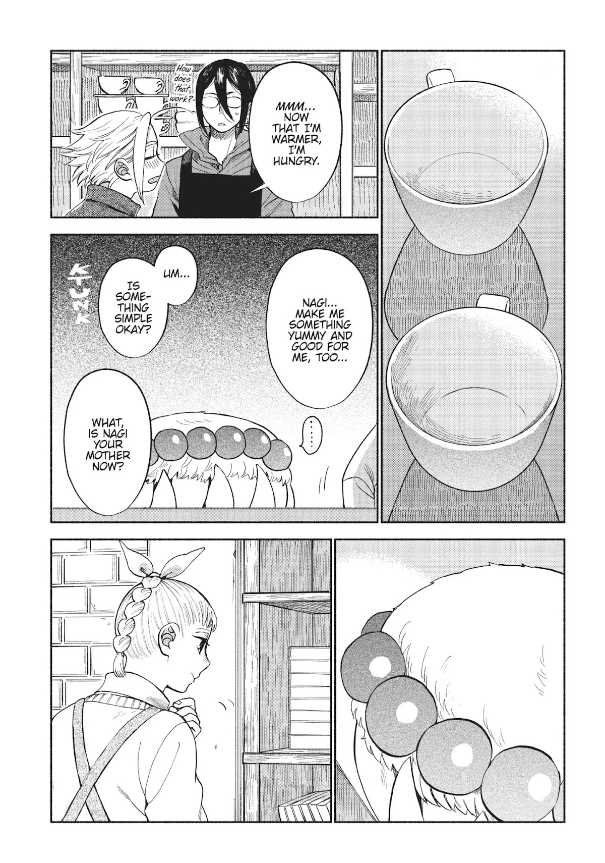 Owari Nochi, Asanagi Kurashi. Chapter 12 page 7 - Chapter 12: Winter Begins & Chicken and Rice Porridge