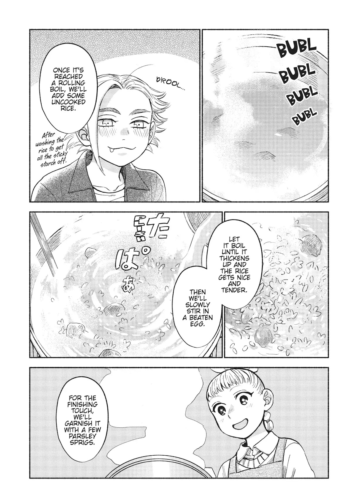 Owari Nochi, Asanagi Kurashi. Chapter 12 page 9 - Chapter 12: Winter Begins & Chicken and Rice Porridge