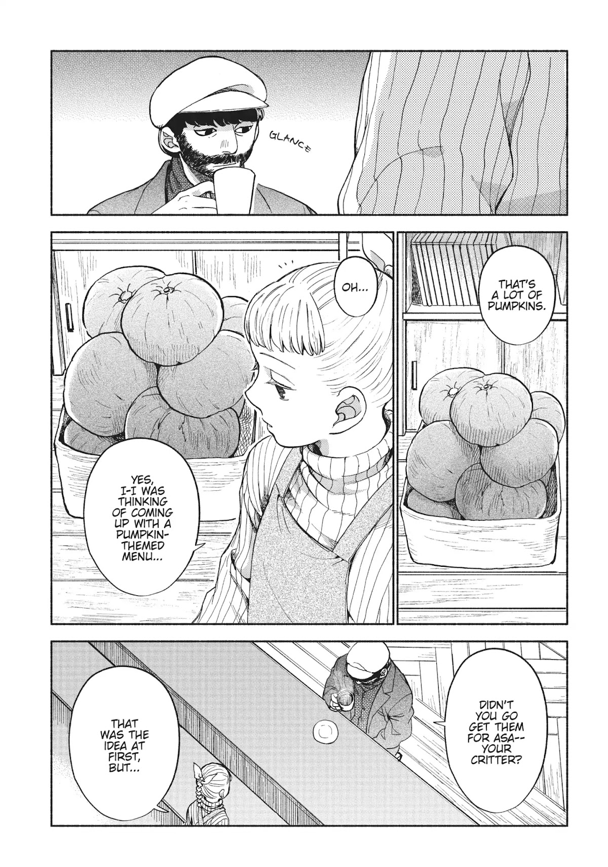Owari Nochi, Asanagi Kurashi. Chapter 13 page 11 - Chapter 13: Asa's Changes & Pumpkin Flan