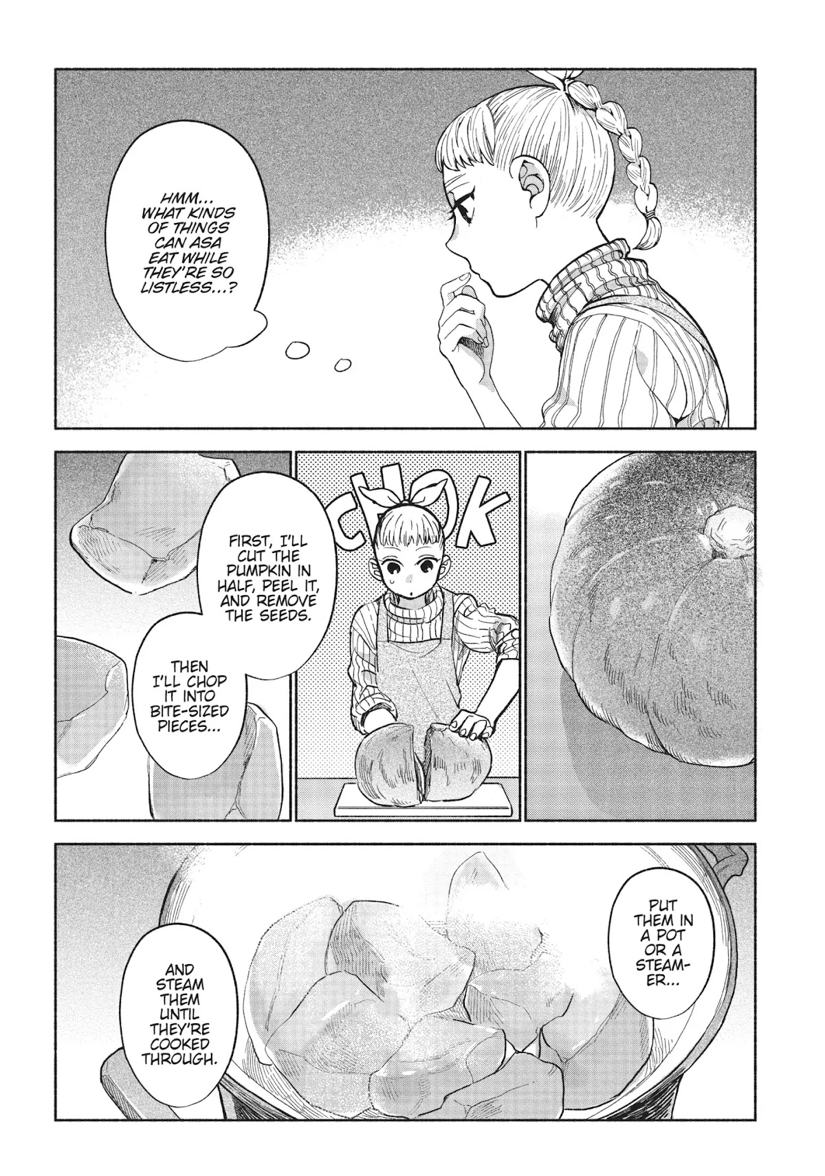 Owari Nochi, Asanagi Kurashi. Chapter 13 page 18 - Chapter 13: Asa's Changes & Pumpkin Flan