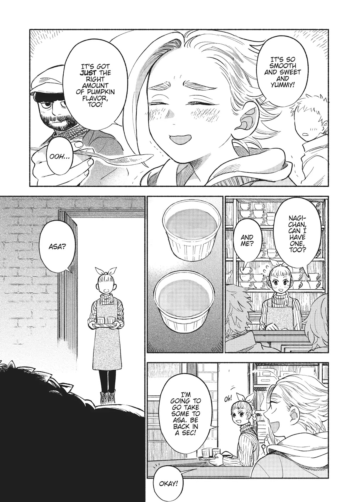 Owari Nochi, Asanagi Kurashi. Chapter 13 page 23 - Chapter 13: Asa's Changes & Pumpkin Flan