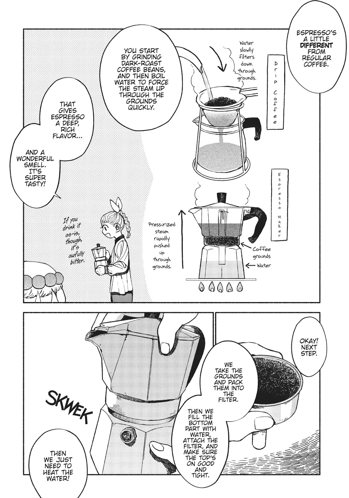 Owari Nochi, Asanagi Kurashi. Chapter 3 page 14 - Chapter 3: Tipsiness & a Simple Moka Pot