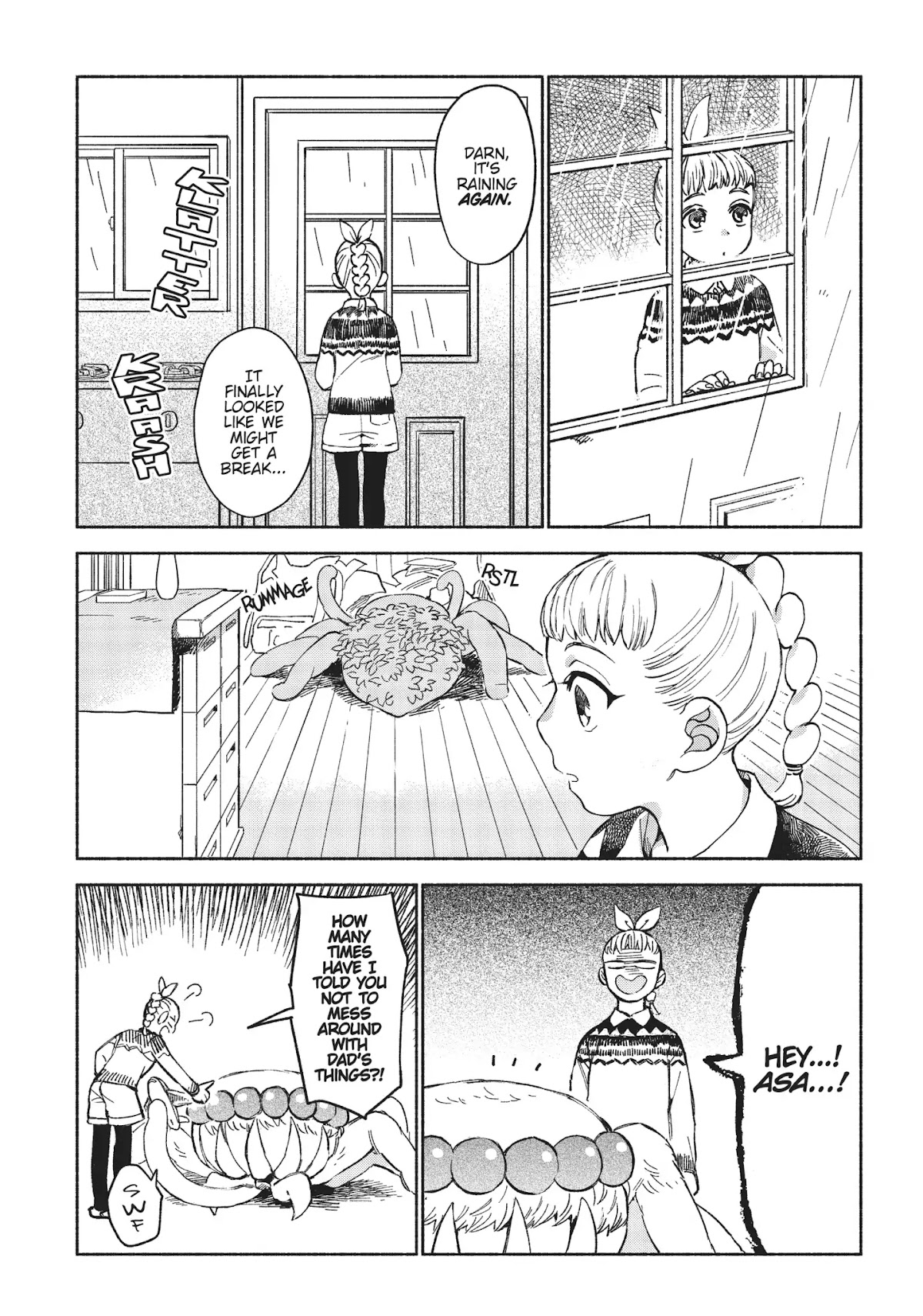 Owari Nochi, Asanagi Kurashi. Chapter 4 page 3 - Chapter 4: Unexpected Visitors & Warm Turnip Soup