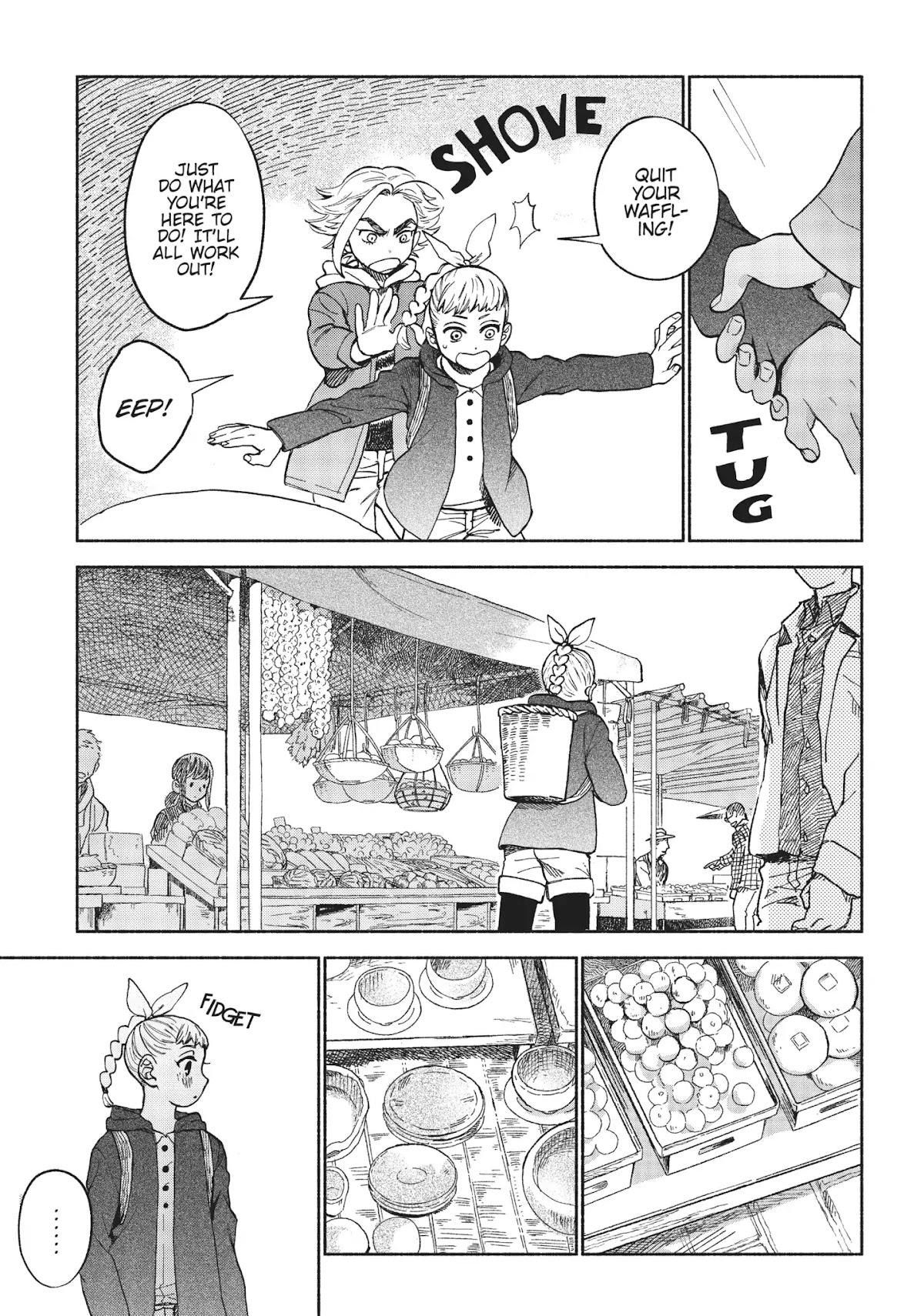Owari Nochi, Asanagi Kurashi. Chapter 6 page 12 - Chapter 6: Morning Market & Walnut Soup