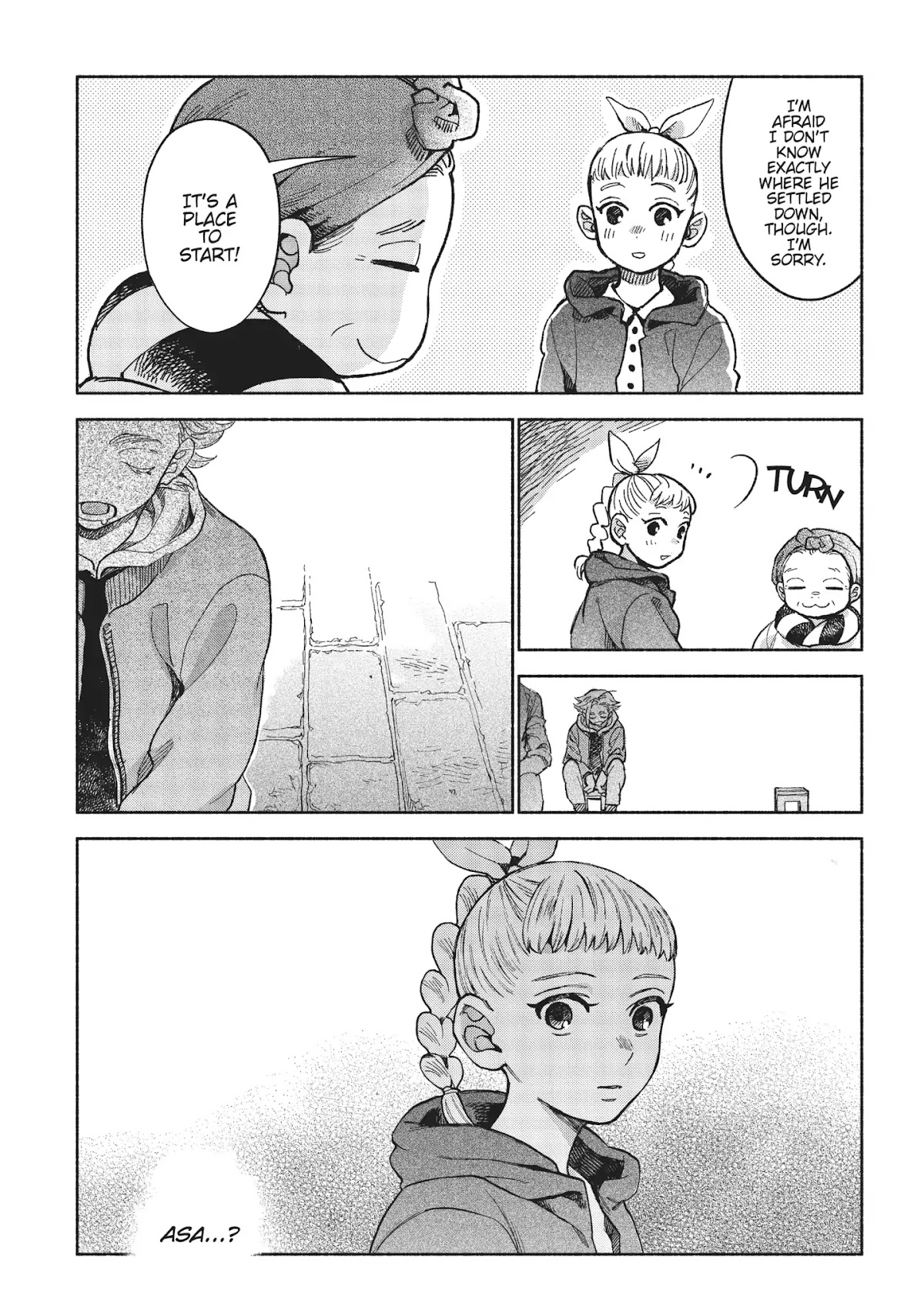 Owari Nochi, Asanagi Kurashi. Chapter 6 page 34 - Chapter 6: Morning Market & Walnut Soup