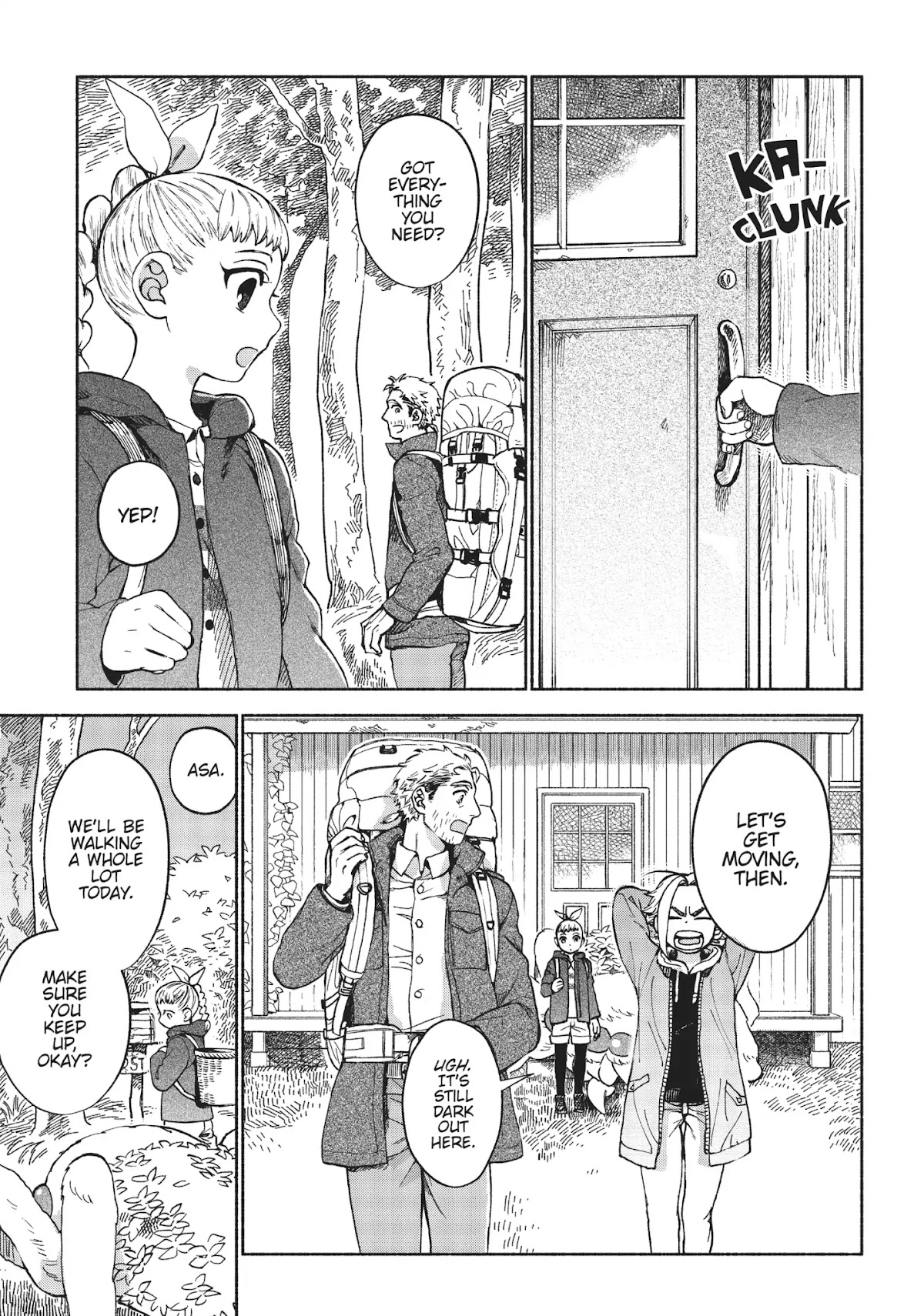 Owari Nochi, Asanagi Kurashi. Chapter 6 page 7 - Chapter 6: Morning Market & Walnut Soup