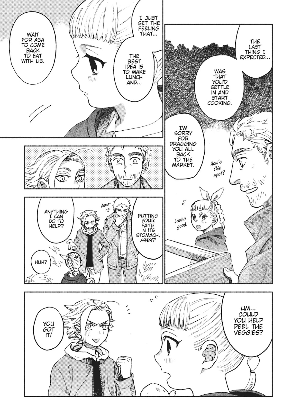 Owari Nochi, Asanagi Kurashi. Chapter 7 page 13 - Chapter 7: Missing Asa & a Creamy Stew
