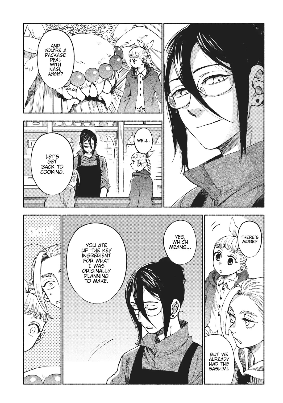 Owari Nochi, Asanagi Kurashi. Chapter 9 page 13 - Chapter 9: An Eccentric & Cooking with Sea Bream - Part 2