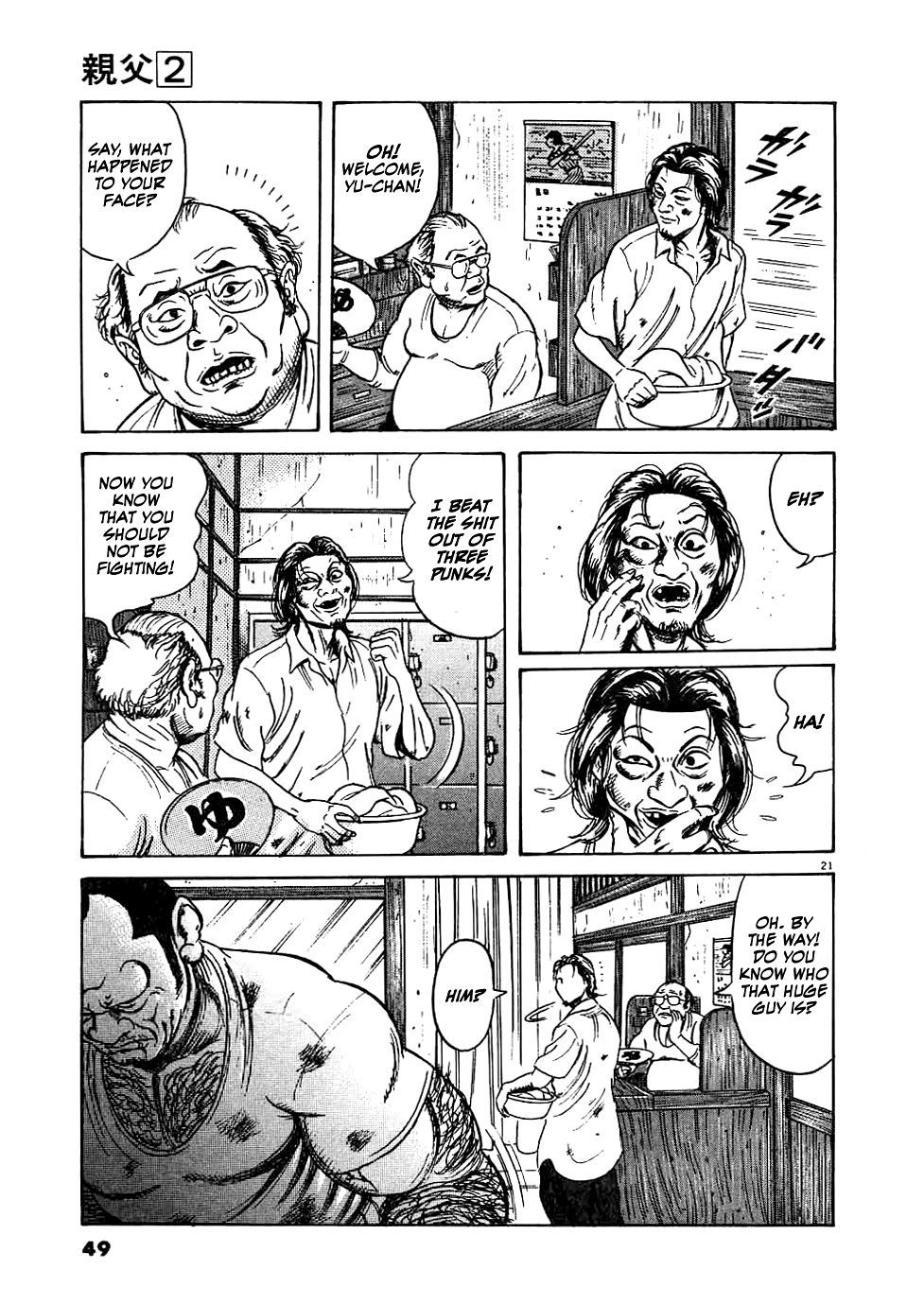 Oyaji Chapter 10 page 21 - Chapter 10: A Life full of Scars