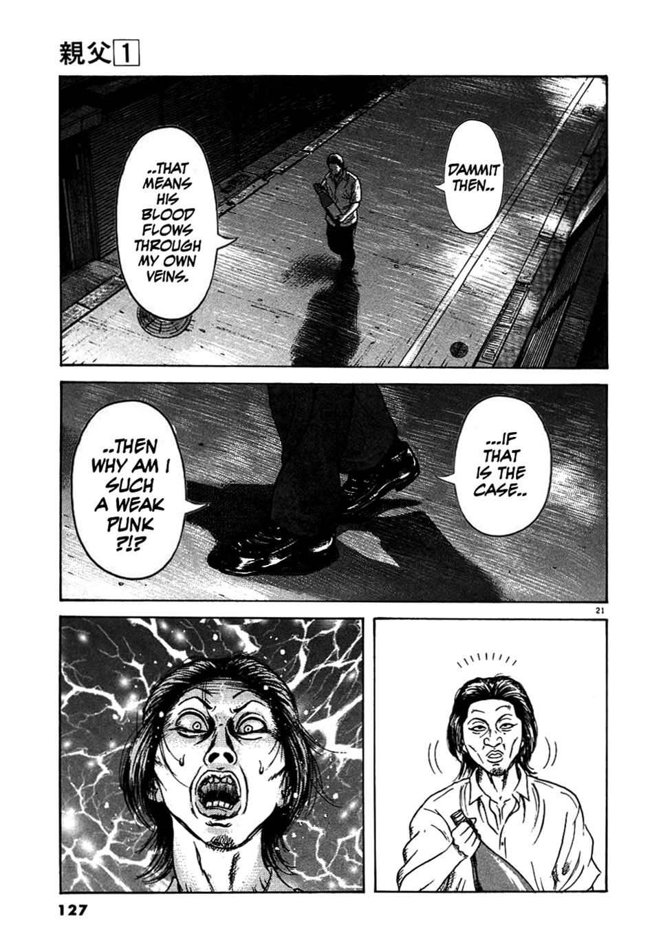 Oyaji Chapter 5 page 21 - Chapter 5: I won't Let Anybody Hurt You