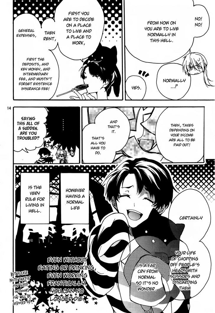 Oyasumi Jack the Ripper Chapter 1 page 15 - Chapter 1 : Cut 1. Welcome to Hell!