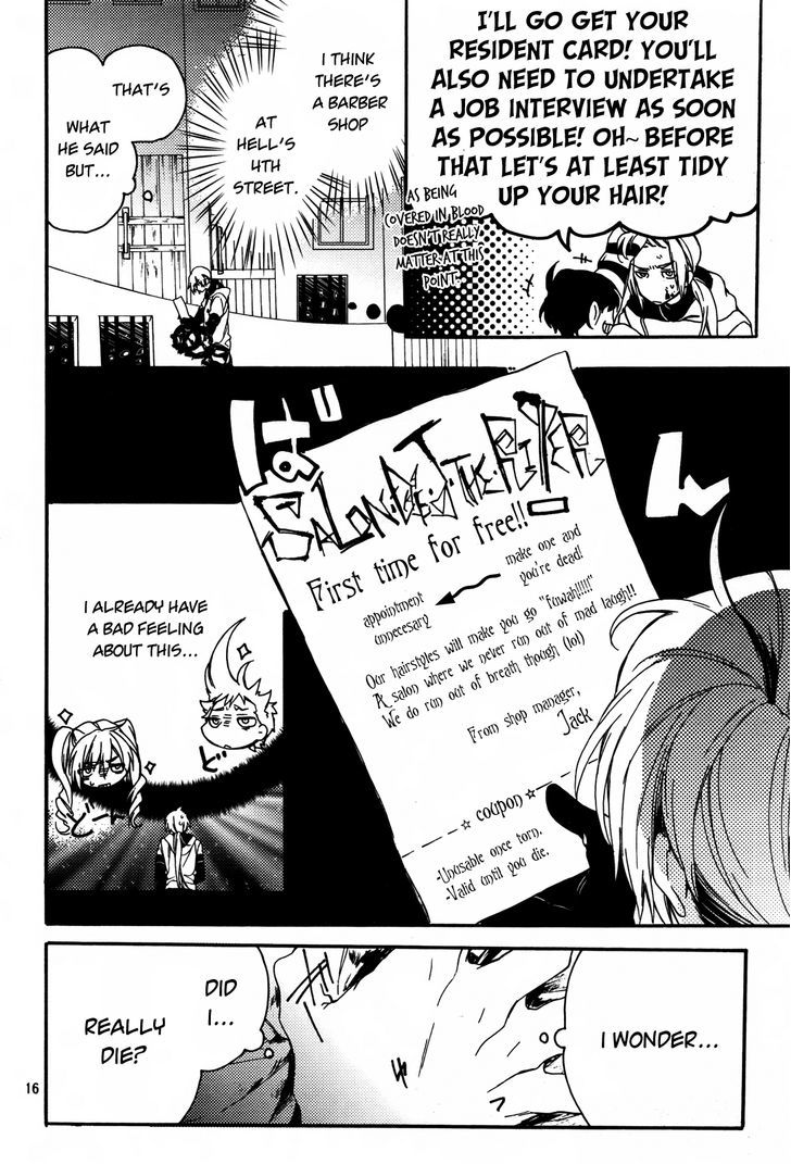Oyasumi Jack the Ripper Chapter 1 page 17 - Chapter 1 : Cut 1. Welcome to Hell!