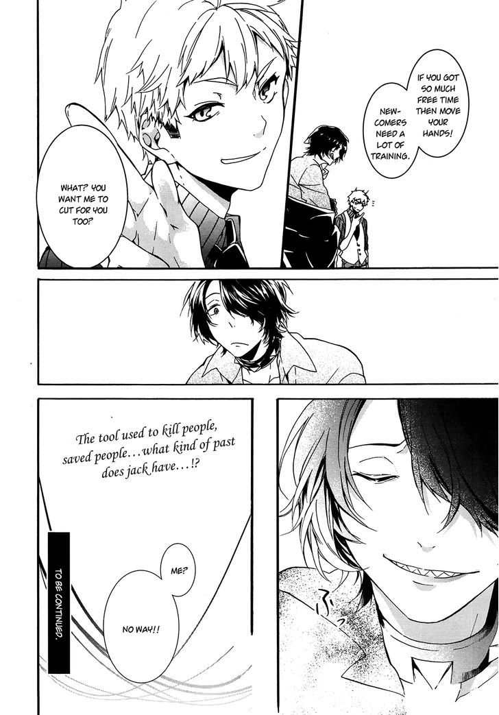 Oyasumi Jack the Ripper Chapter 4 page 33 - Chapter 4 : Cut 4. The scars left by a "Everything will be alright"