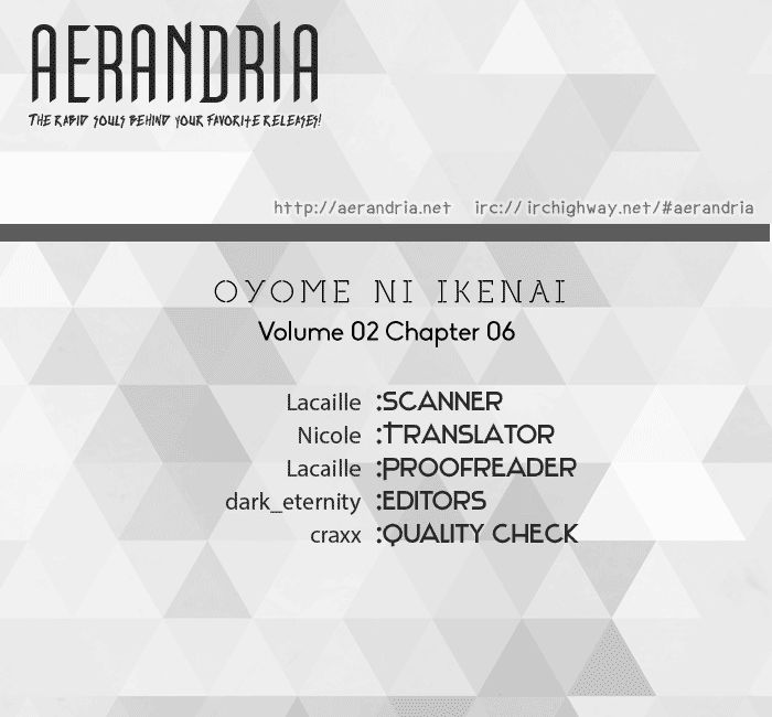 Oyome ni Ikenai! Chapter 6 page 2 - Chapter 6