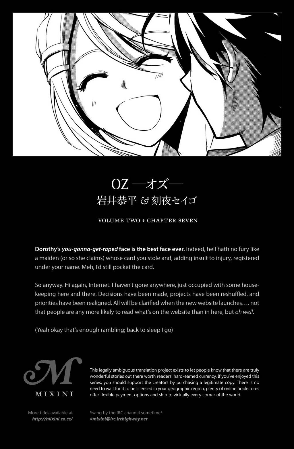 OZ (TOKIYA Seigo) Chapter 7 page 27 - Chapter 7