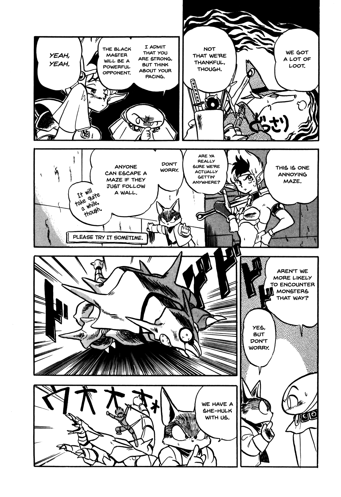 Ozanari Dungeon Chapter 1 page 24 - Chapter 1 : Dungeon 1 - The Tower of the Force  - Fickle Gang