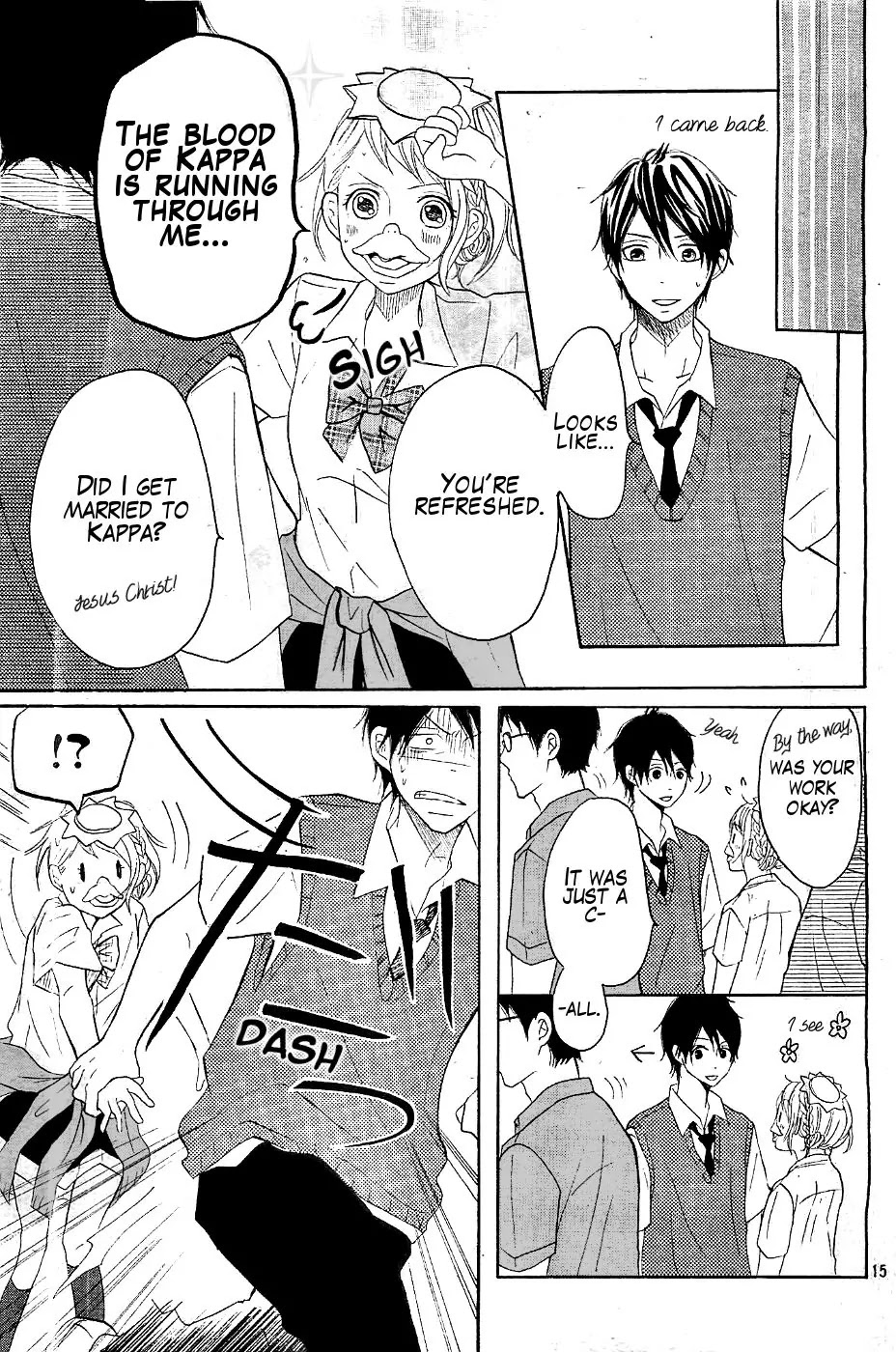 P to JK Chapter 12 page 15 - Chapter 12: Kissing In The Kappa Outfit