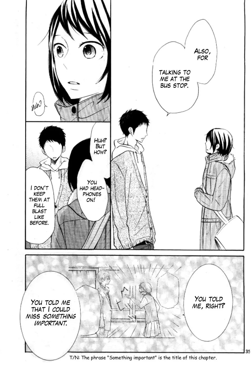 P to JK Chapter 20 page 34 - Chapter 20: Something Important