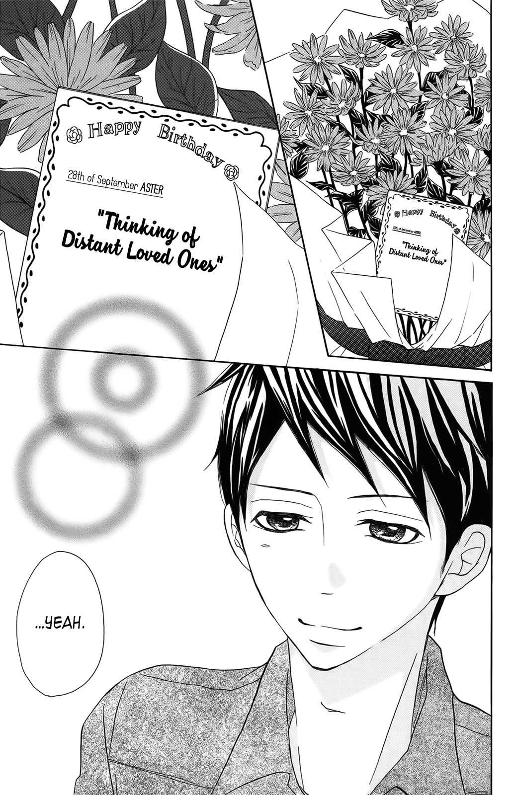 P to JK Chapter 30 page 32 - Chapter 30: Aster's Language of Flowers