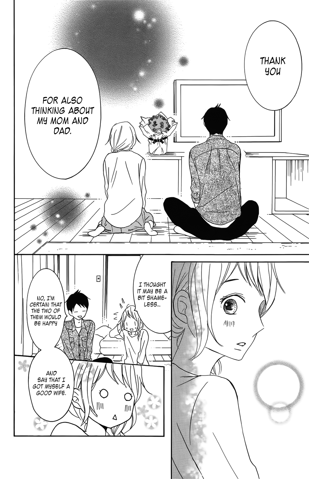 P to JK Chapter 30 page 33 - Chapter 30: Aster's Language of Flowers