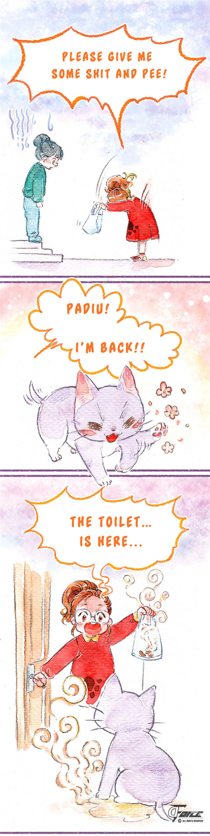 Padiu's diary Chapter 5 page 9 - Chapter 5 : Where is the toilet?