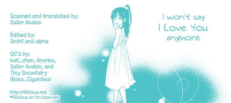 Pai o Agemasho, Anata ni Pai o ne Chapter 4 page 40 - Chapter 4 : I Won't Say I Love You Anymore
