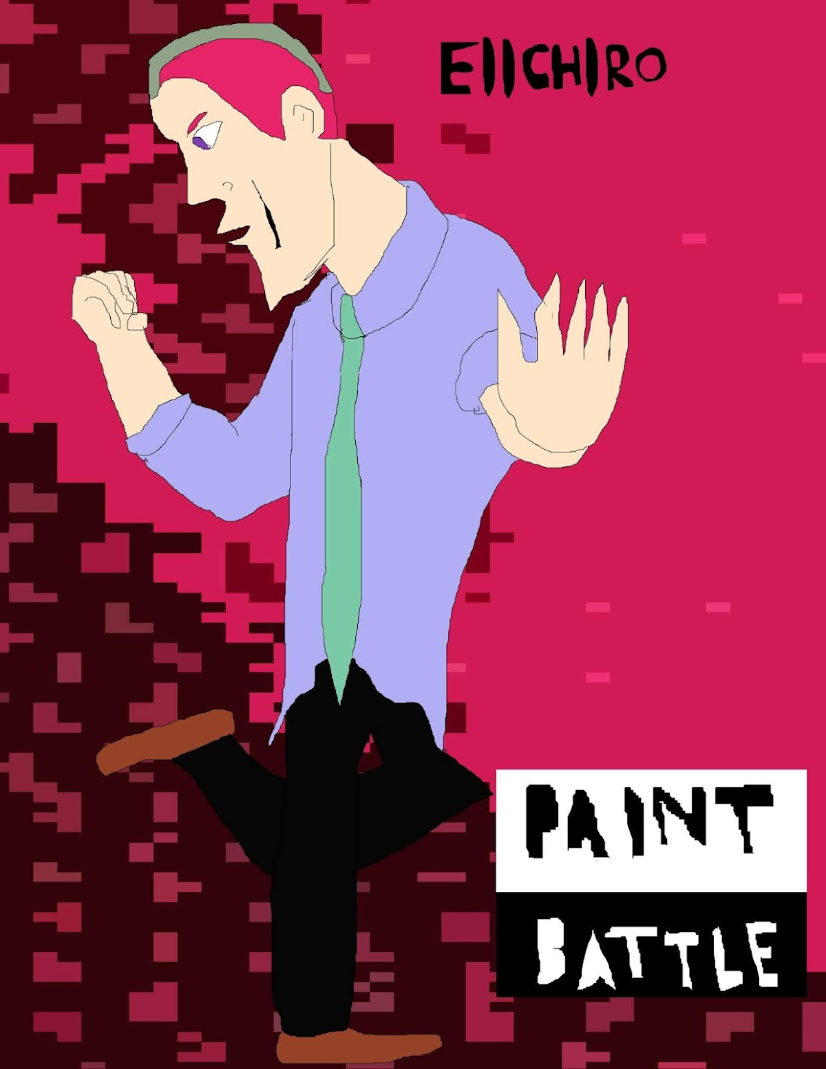 PAINT BATTLE (E.Wall) Chapter 1 page 4 - Chapter 1 : EIICHIRO VS NOBORU PT 1: EIICHIRO W