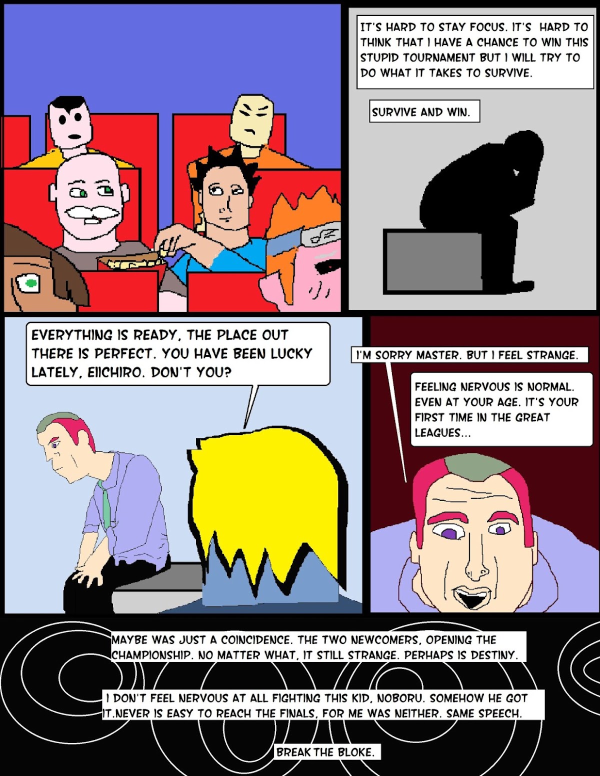 PAINT BATTLE (E.Wall) Chapter 1 page 7 - Chapter 1 : EIICHIRO VS NOBORU PT 1: EIICHIRO W