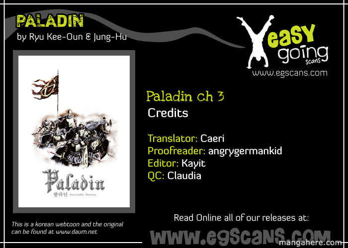Paladin Chapter 3 page 1 - Chapter 3