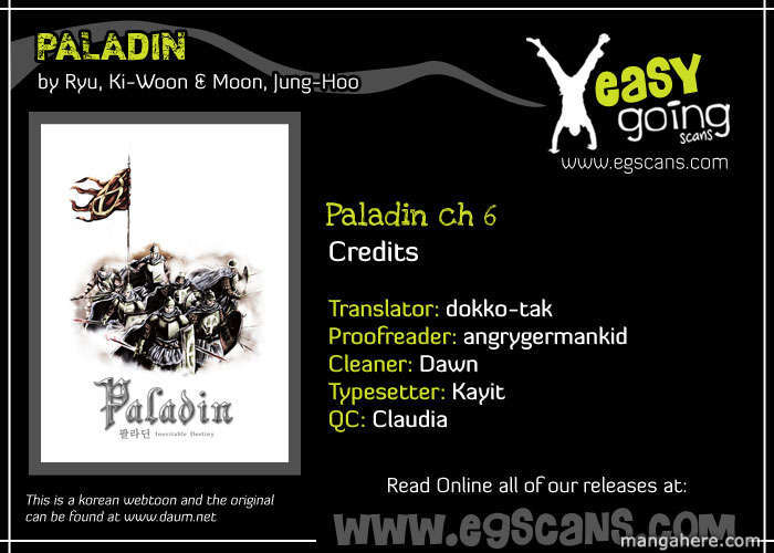 Paladin Chapter 6 page 1 - Chapter 6