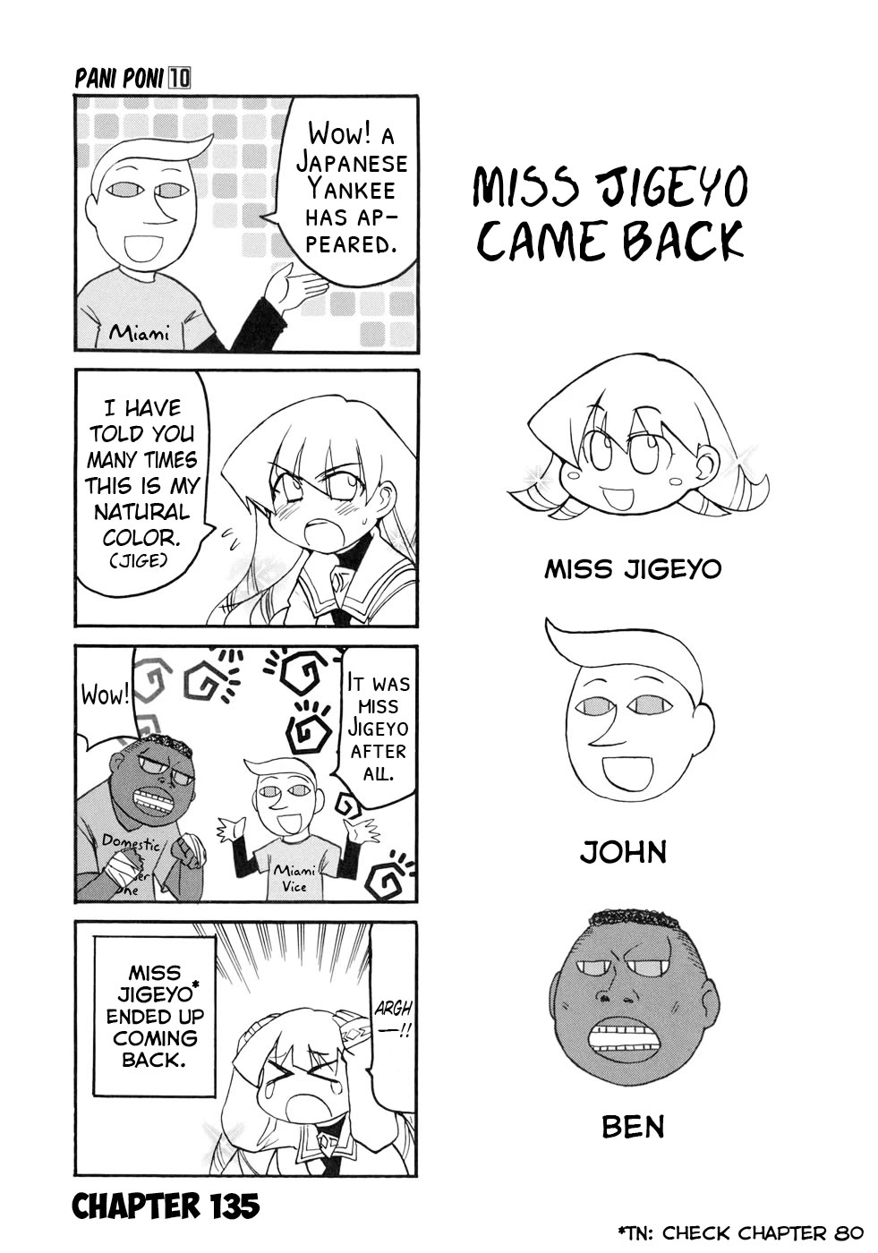 Pani Poni Chapter 135 page 1 - Chapter 135: Miss Jigeyo Is Back