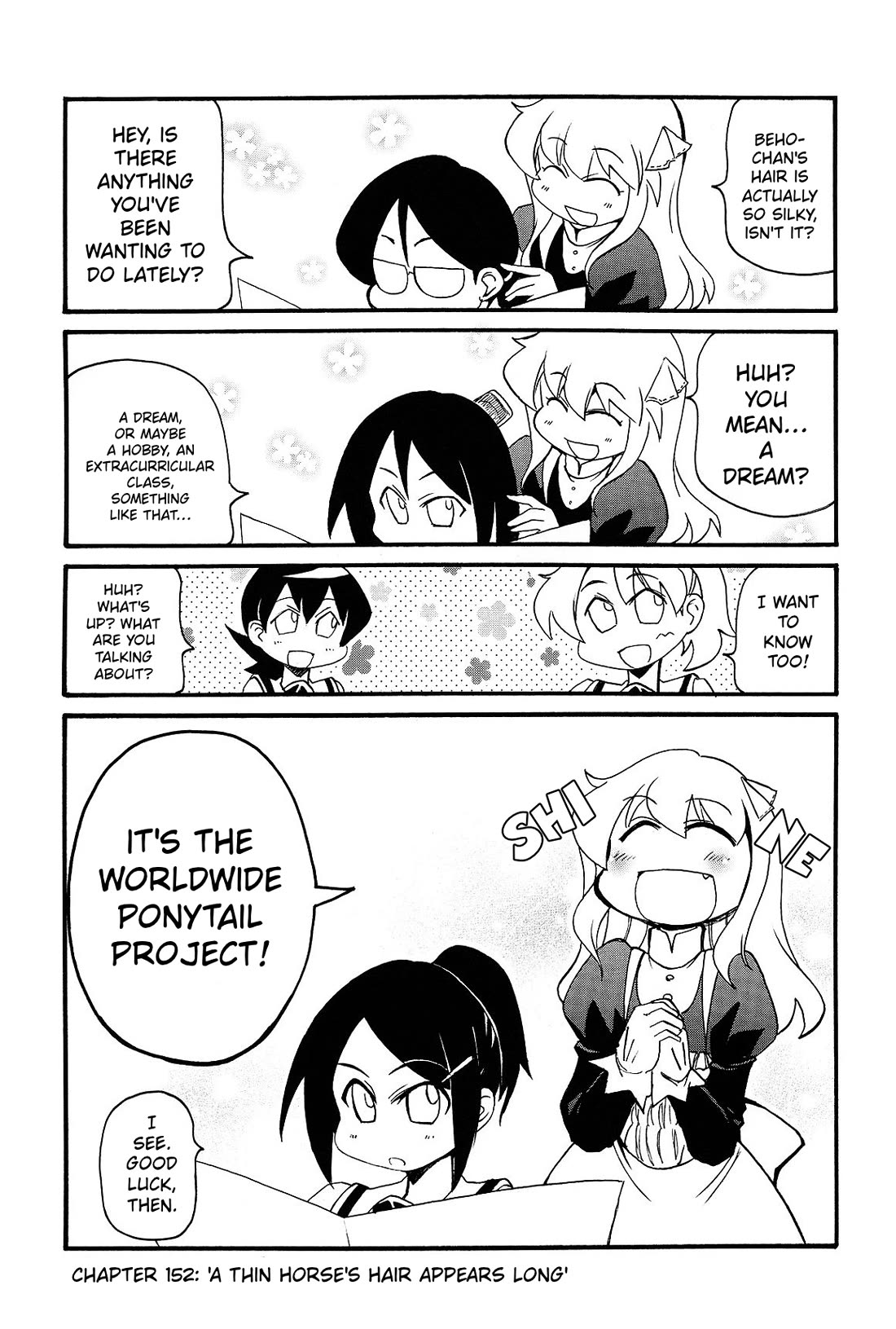 Pani Poni Chapter 152 page 1 - Chapter 152: A Thin Horse's Hair Appears Long