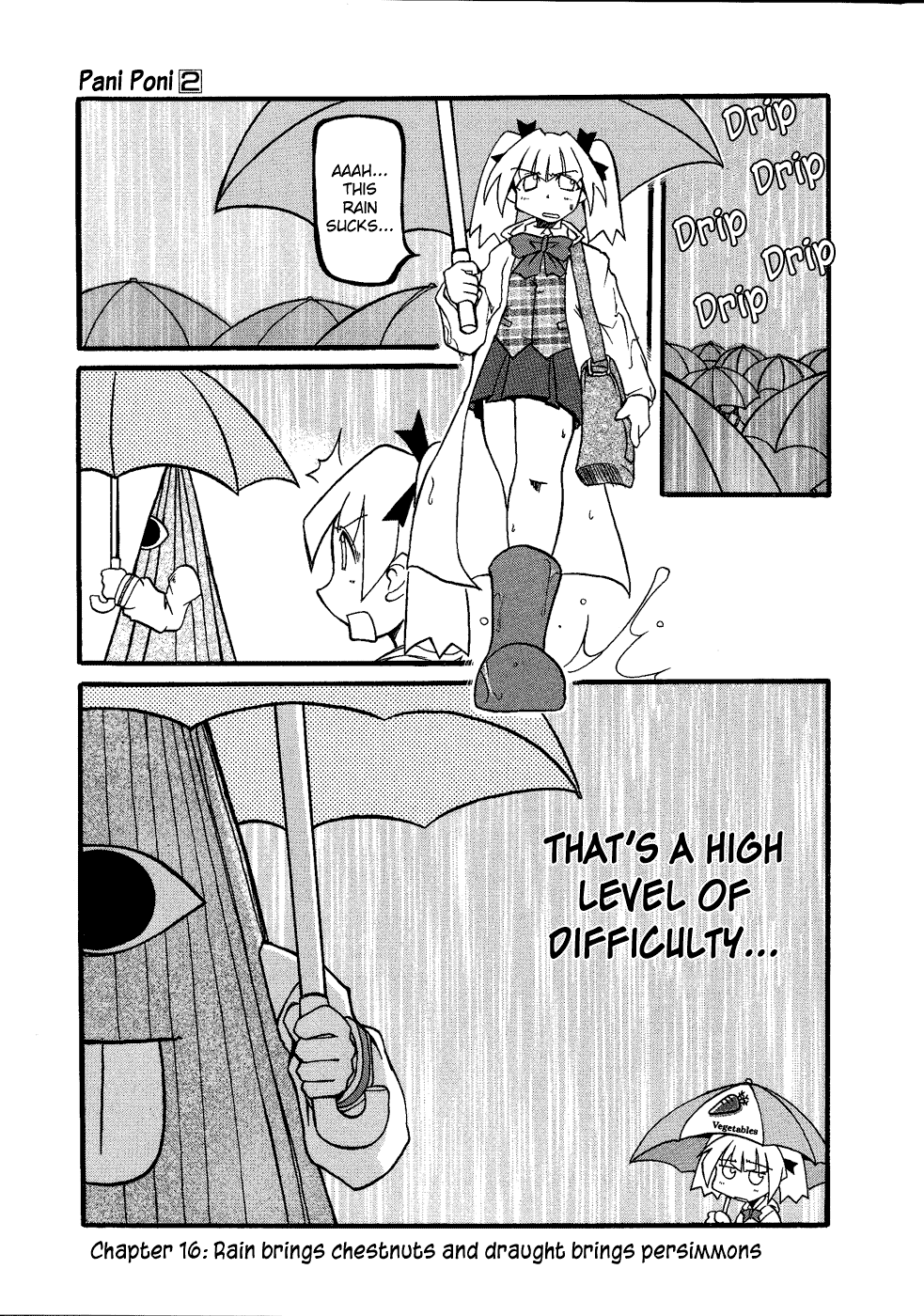 Pani Poni Chapter 16.2 page 2 - Chapter 16 v2 : Rain Brings Chestnuts and Drought Brings Persimmons