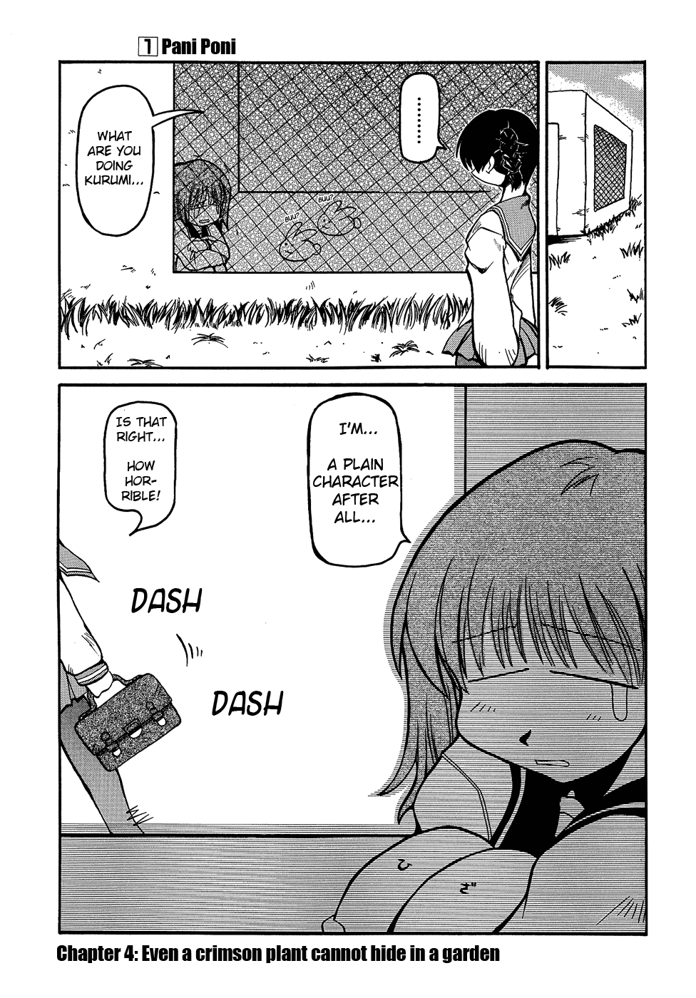 Pani Poni Chapter 4.2 page 2 - Chapter 4 v2 : A Crimson Plant Cannot Even Hide In a Garden