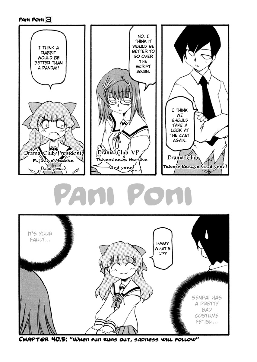 Pani Poni Chapter 40.5 page 2 - Chapter 40.5 : When Fun Runs Out, Sadness With Follow