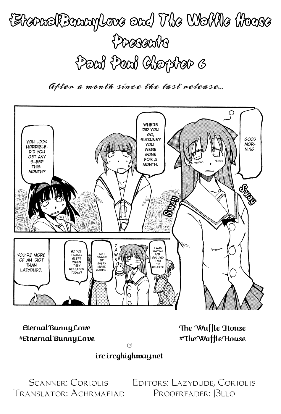 Pani Poni Chapter 6.2 page 1 - Chapter 6 v2 : Time Doesn't Stop For Anybody