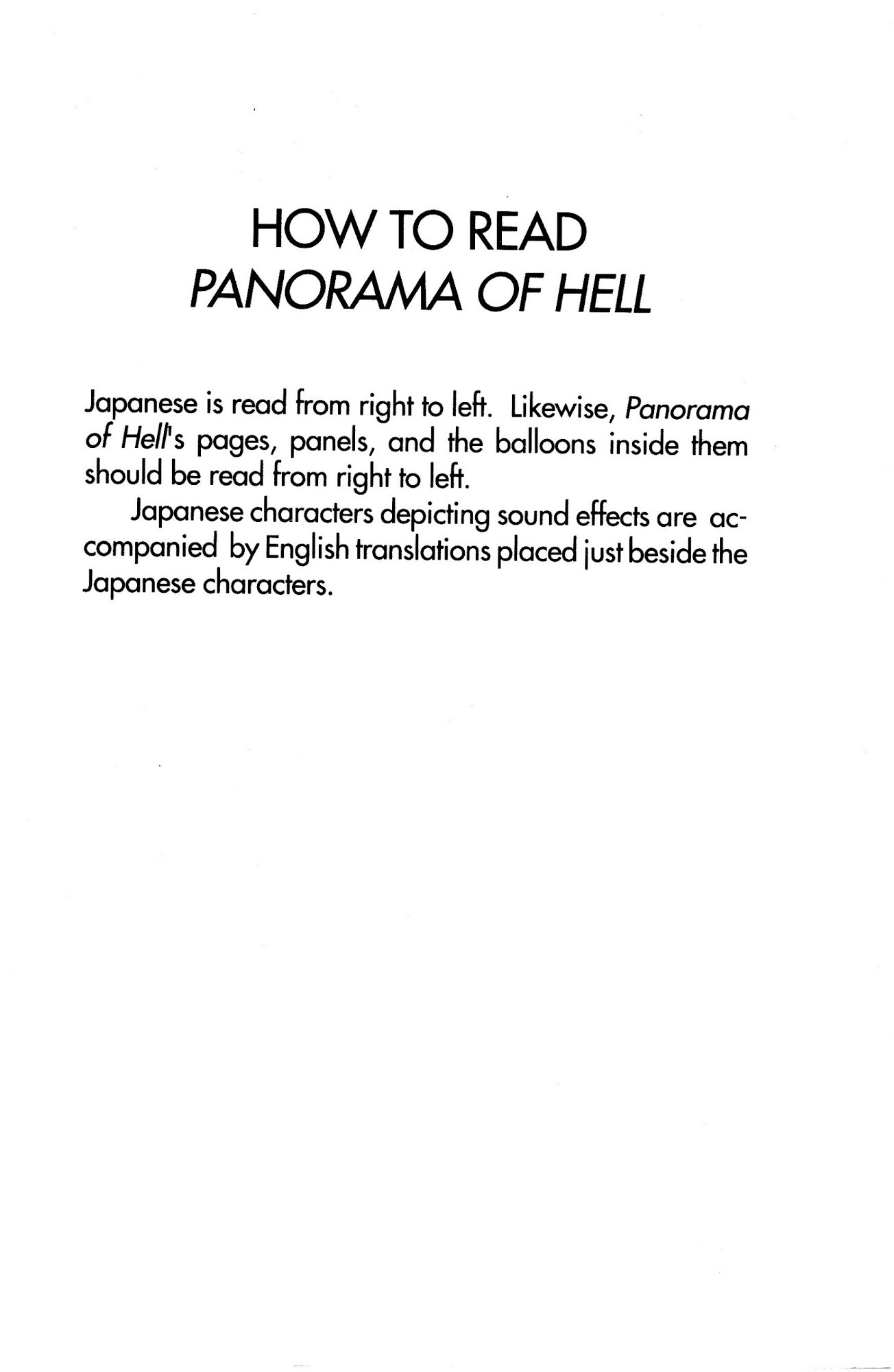 Panorama of Hell Chapter 1 page 3 - Chapter 1