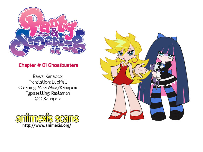 Panty & Stocking with Garterbelt Chapter 1 page 1 - Chapter 1 : Ghostbusters