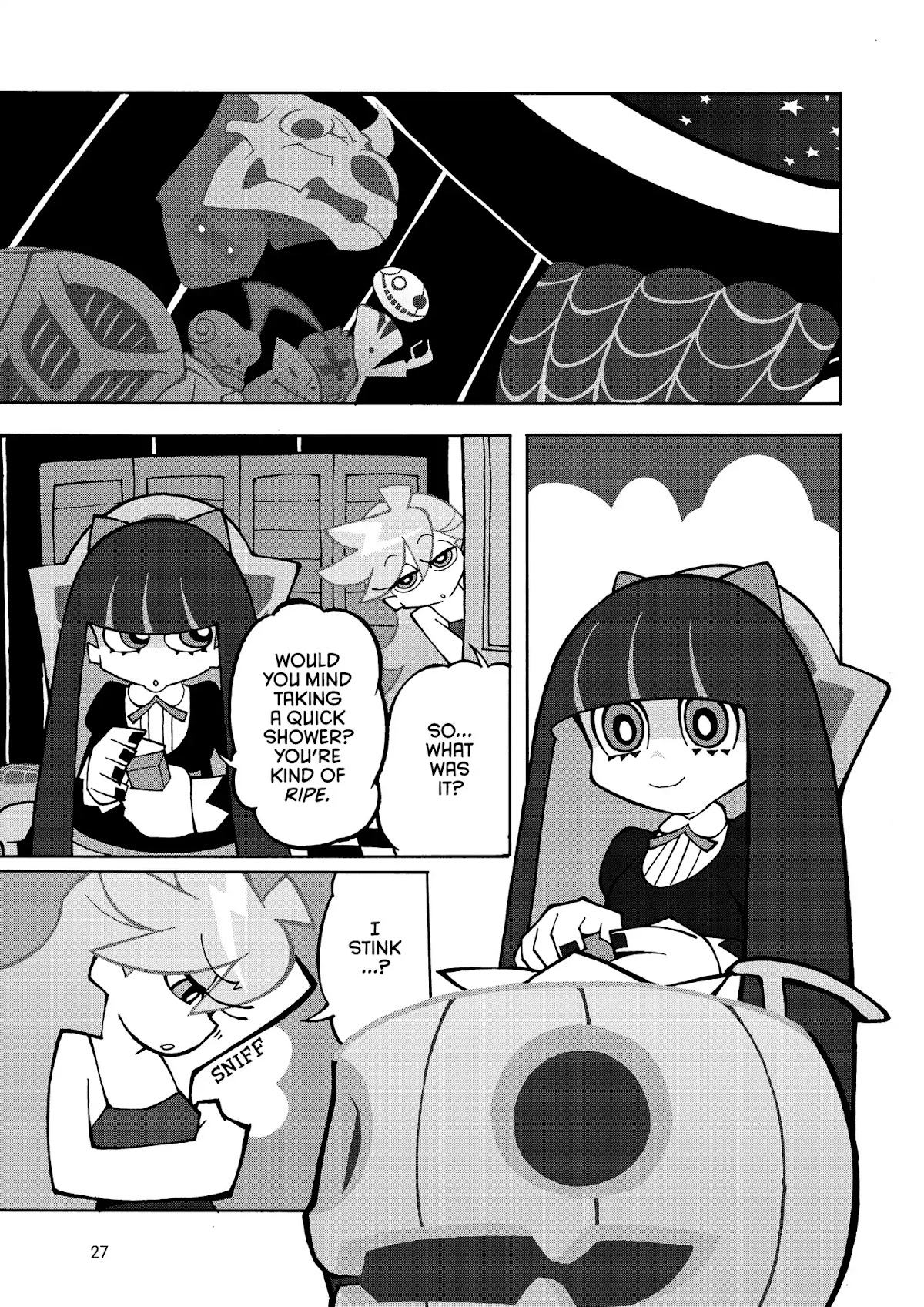 Panty & Stocking with Garterbelt Chapter 3 page 3 - Chapter 3: Nose Wide Shut