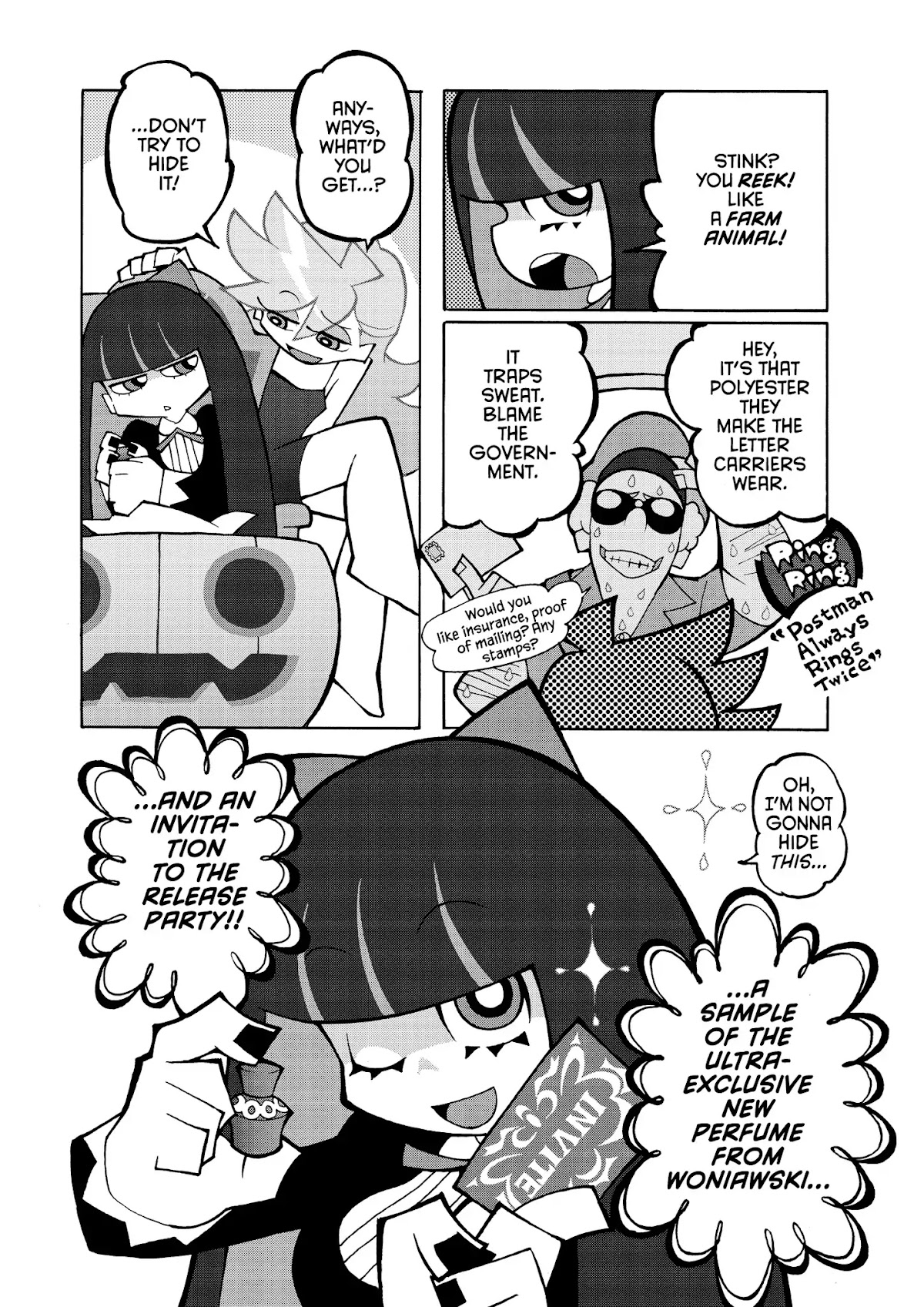 Panty & Stocking with Garterbelt Chapter 3 page 4 - Chapter 3: Nose Wide Shut
