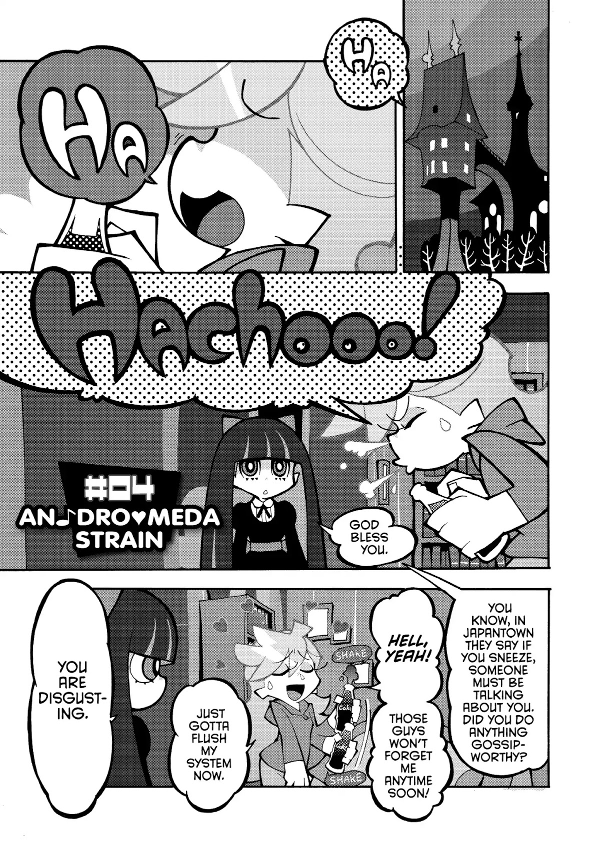 Panty & Stocking with Garterbelt Chapter 4 page 1 - Chapter 4: An♪dro♥meda Strain