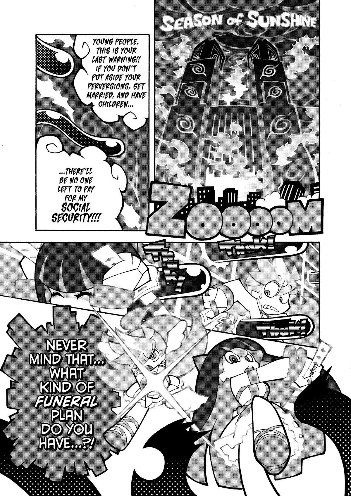 Panty & Stocking with Garterbelt Chapter 6 page 11 - Chapter 6: The Perfect Game