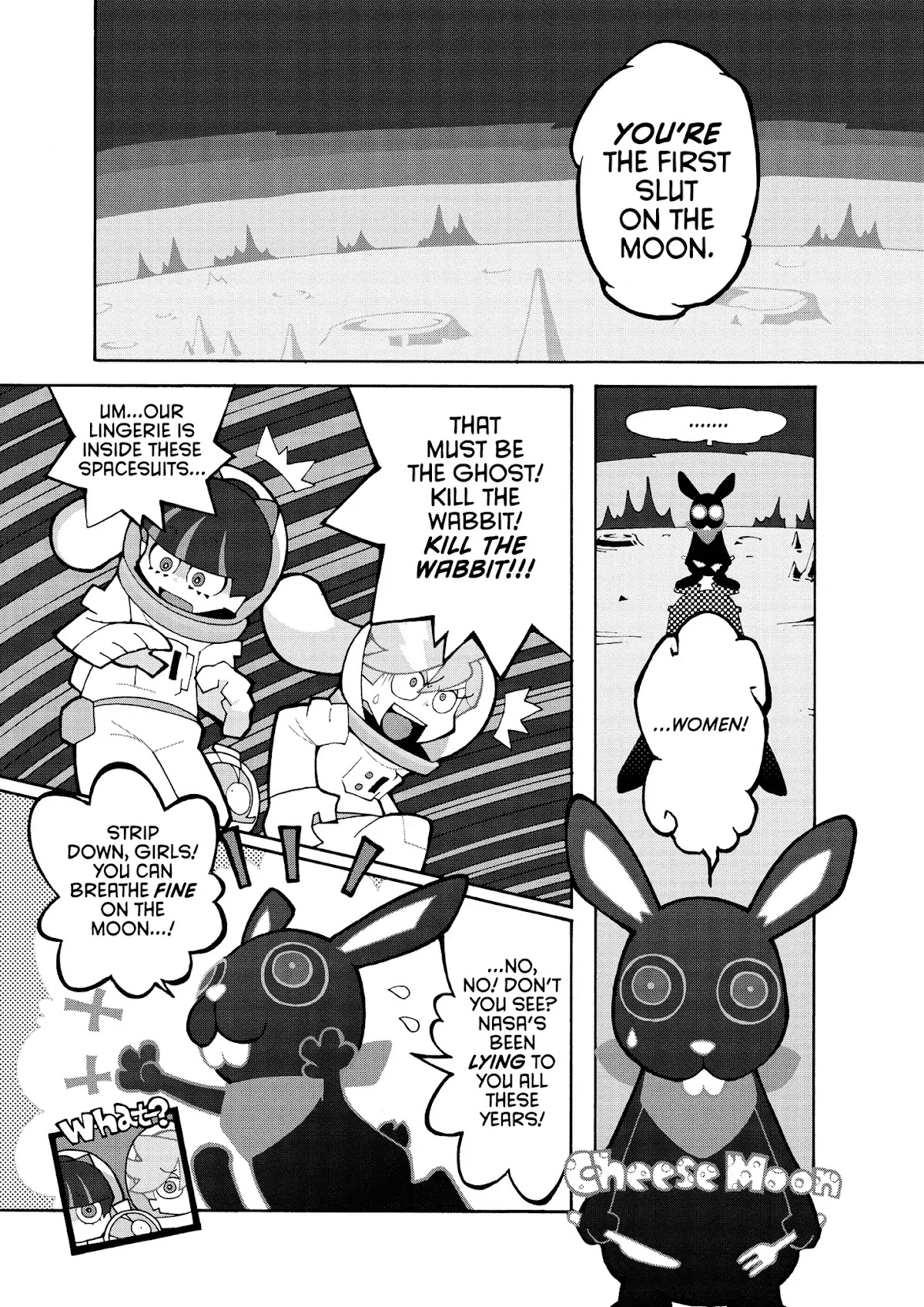 Panty & Stocking with Garterbelt Chapter 7 page 5 - Chapter 7: Cheese Horror Day