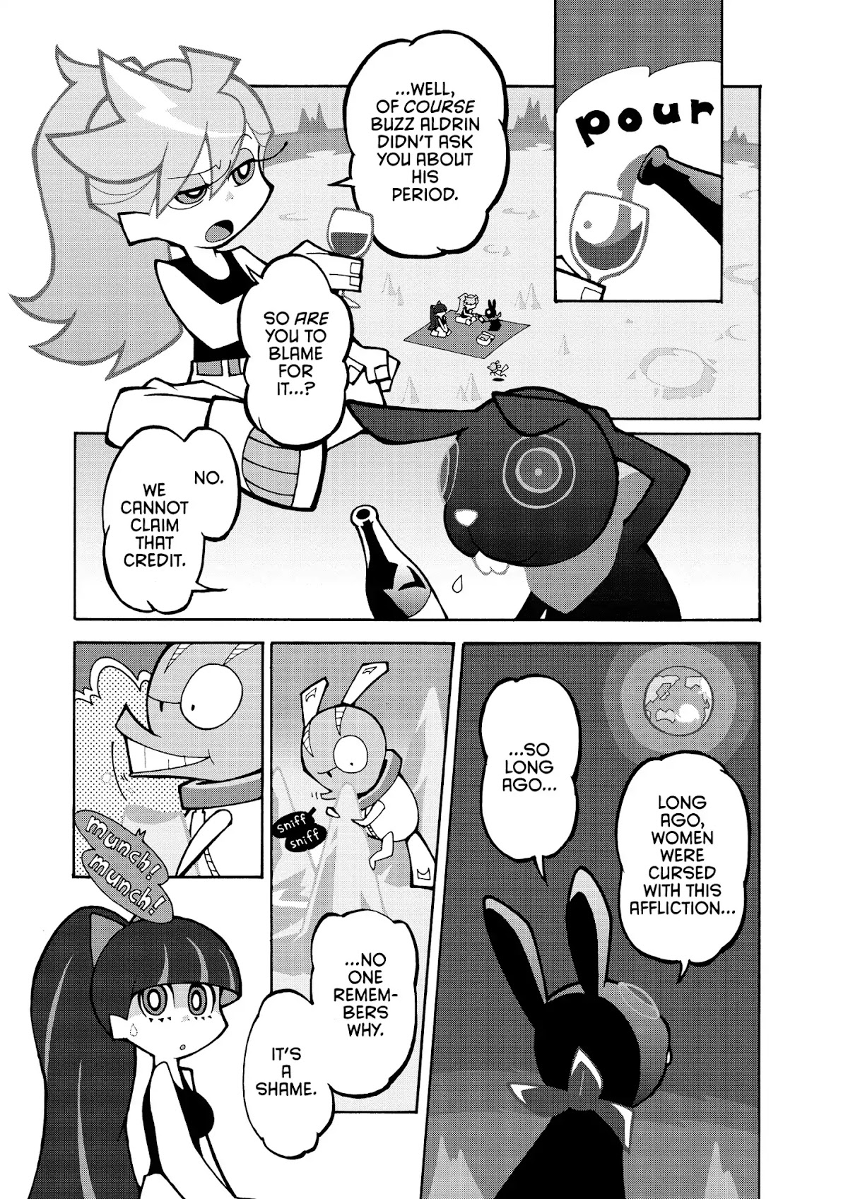 Panty & Stocking with Garterbelt Chapter 7 page 6 - Chapter 7: Cheese Horror Day