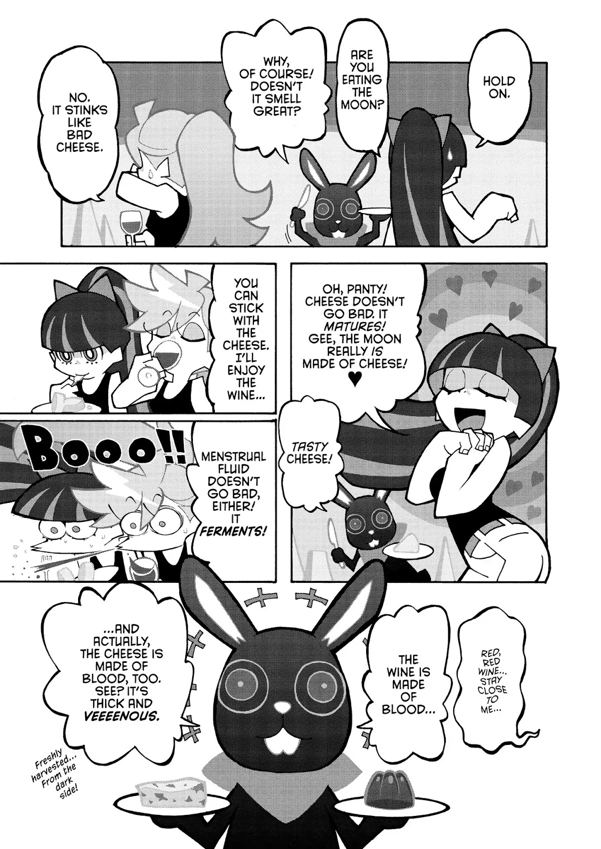 Panty & Stocking with Garterbelt Chapter 7 page 7 - Chapter 7: Cheese Horror Day